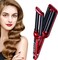 3 Barrel Curling Iron Triple Barrel Curling Wand for Short Long Hair Beach Wave Hair Curler Crimper Tool Deep Waver Iron Dual Voltage