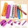 60 Pcs Perming Rods Set - 8 Sizes Cold Wave Rollers with Rat Tail Combs, Clips for Long and Short Natural Hair Styling, Hairdressing Kit