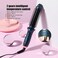 Curling Straight Brush Thermostatic Hair Curling Wand 2 in 1 Curler, Portable Electric Hair Curling Brush Dual Purpose Curler Straightener Kit, Anti Scald PTC Heater Styler Brush Hair Curler