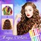 Yilloog 40 Pieces Hair Curlers Kit Heatless Spiral Curlers Tools with 2 Styling Hooks and 1 Storage Bag Multicolor Magic Curls Rollers for Women Long Medium Short Hair Classic Style
