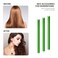 30 Pieces Flexible Curling Rods Twist Foam Hair Rollers Soft Foam No Heat Hair Rods Rollers and 1 Steel Pintail Comb Rat Tail Comb for Women Long and Short Hair(7 x 0.47 Inch,Green)