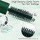 Travel Round Hair Brush for Blow Drying, Styling Curly, Thick or Thin Hair - Curling &amp; Straightening, Wet &amp; Dry Use for Women (Green)