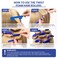 Syhood 30 Pcs 7'' Flexible Curling Rods Twist Foam Hair Rollers Soft Foam No Heat Hair Rods Rollers and 1 Steel Pintail Comb Rat Tail Comb for Women Long Short Hair(Navy Blue,7 x 0.3 Inch)