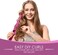 Mr Big Tapered Curling Wand &ndash; Long Barrel with Ceramic Coating for Long Hair &ndash; Conical Shape, 6 Heat Settings, Dual Voltage, Auto Off &ndash; 2/3&rdquo; to 1.25&rdquo; Diameter