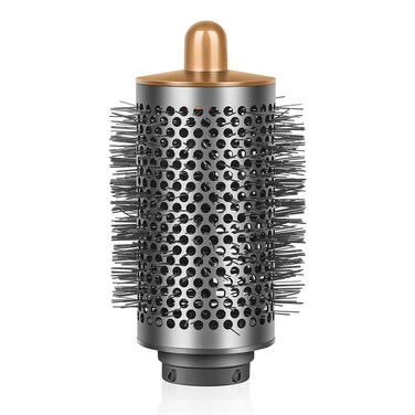 FUNTECK Large Round Volumizing Brush Compatible with Dyson Airwrap Hair Styler, Ideal for Long Hair (Copper)