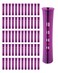 DF DUALFERV 60pcs Perm Rods for Women's Natural Hair, Purple, 0.75inch - Hair Roller Curler Perm Rods for Long Medium Small Hair - Plastic Cold Wave Rods, Hairdressing Styling Tool