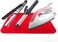 Large Heat Resistant Mat for Curling Irons, Hair Straightener, Flat Irons and Hair Styling Tools 11" x 7.5", Red