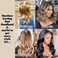 Heatless Curling Rod Headband For Long Hair Overnight Curlers to Sleep In 61" Hair Rollers Soft Cotton Velour Hair Rollers For Women Girls-Black