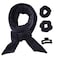 Heatless Curling Rod Headband For Long Hair Overnight Curlers to Sleep In 61" Hair Rollers Soft Cotton Velour Hair Rollers For Women Girls-Black