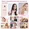 Heatless Curls Overnight Blowout Rods - 4 Pcs No-Heat Hair Curler Set-Soft Curler for Long Hair-With hat and silk scarf suitable for sleeping, mixed color box set