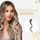 1 1/2 inch Curling Iron, Dual Voltage Large Hair Curling Iron Heat up to 450&deg;F, Professiona Curling Wand Ceramic Tourmaline(Champagne Gold)