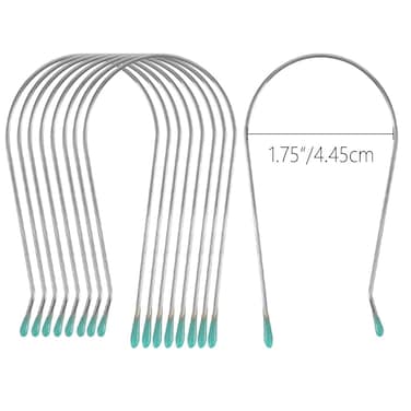 8 Pcs Hot Curler Clips Replacement Kit with Rollers Securing Pins, Fits 1.75 Inch Hot Rollers