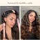 Yanibest Heatless Hair Curler, No Heat Hair Curlers to Sleep in, Super Soft Ribbon Wrap for Long Hair，Overnight Heatless Curling Set with Hair Scrunchies and Clip, for All Hair types