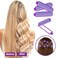 56Pcs Sponge Rollers Set, Self-Grip Heatless Foam Curlers for Long, Medium &amp; Short Hair, Hair Volumizing Rollers with Pintail Comb