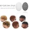 Silicone Curling Hair Brush, Two-Sided Twist Brush for Afro Curls and Waves, Big and Small Holes for Men and Women, Grey, 1 Pcs