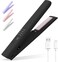Cordless Hair Straightener, iTayga 2 in 1 Upgraded Wireless Hair Straightener and Curler, Portable Travel Flat Iron with 5000mAh Battery, USB Rechargeable Suitable for Many Hairstyles, Black