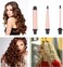 Curling Iron Wand Set, Curling Wand 3 in 1 Hair Curling Wands Interchangeable Ceramic 0.35-1.25inch Barrel Hair Curler, with Heat Resistant Glove