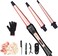 Curling Iron Wand Set, Curling Wand 3 in 1 Hair Curling Wands Interchangeable Ceramic 0.35-1.25inch Barrel Hair Curler, with Heat Resistant Glove