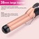 Hair Curling Wand, 1.5Inch Curling Iron, Professional Ceramic Hair Curler Wand, Big Curls with Adjustable Digital Temperature, Dual Voltage, Auto Shut-Off
