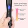 Curling Wand Iron, 1.25 Inch Tapered Curling Wand Large Ceramic Barrel for Natural Curls, Adjustable Temperature, Includes Glove