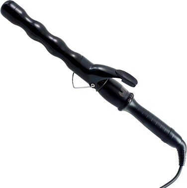 Bubble Curling Wand 1.25 inch 32mm Beach Wave Curler with LCD Display, Ceramic Crimping Iron for Long Hair