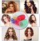 Jumbo Hair Rollers, 6 Packs Large Rollers For Hair, Self Grip Salon Hairdressing Curlers, Hair Curlers Sets, DIY Curly Hairstyle, Colors May Vary, (3xJumbo+3xLarge)