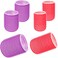 Jumbo Hair Rollers, 6 Packs Large Rollers For Hair, Self Grip Salon Hairdressing Curlers, Hair Curlers Sets, DIY Curly Hairstyle, Colors May Vary, (3xJumbo+3xLarge)