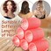 Jumbo Hair Rollers, 12 Packs Large Rollers For Hair, Self Grip Salon Hairdressing Curlers, Hair Curlers Sets, DIY Curly Hairstyle, Colors May Vary, (6xJumbo+6xLarge)