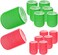 Jumbo Hair Rollers, 12 Packs Large Rollers For Hair, Self Grip Salon Hairdressing Curlers, Hair Curlers Sets, DIY Curly Hairstyle, Colors May Vary, (6xJumbo+6xLarge)