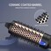 K&amp;K Heated Curling Brush - 1.5 Inch Ceramic Tourmaline Ionic Volumizing Hot Brush for Root Volume &amp; Loose Curls (Black)
