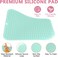 Larger Size Silicone Heat Resistant Mat for Curling Irons, Flat Irons, Hair Straightener and Other Hair Styling Tools, Portable Hot Tools Pad Cover for Travel Vanity Salon(12.0" x 9.0")