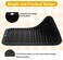 Large Heat-Resistant Mat for Styling Tools - 12"x9" Professional Flat Iron Mat, Travel Silicone Mat for Curling Irons, Hair Straighteners, Blow Dryers, and Salon Appliances, Black