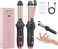 Bestauty Small Cordless Curling Iron 1 inch, Mini Dual Purpose Curling/Flat Iron - Hair Straightener and Curler 2 in 1, Rechargeable Wireless Travel Hair Curling Iron for Short Hair (Black)