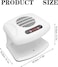 Nail Dryer for Regular Polish 300W 2 in 1 Nail Drying Fan with Auto Sensor Hot and Cold Air Professional Nail Dryer for Manicure Salon and Daily Home Use(White)