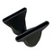 2PCS Plastic Salon Hair Dryer Nozzle Replacement Narrow Concentrator Replacement Blow Flat Hair Drying Nozzle Black(Hairdryer for barbershop)
