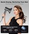 TORRAS Stream Hair Dryer, Space Gray, High-Speed 29.3m/s, 1600W, Hair Care Mode, Ionic Care, 2 Modes, 3 Speeds, 3 Heat Levels, with Diffusers, Aerospace Alluminum