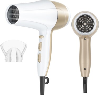 CONFU Hair Dryer, Blow Dryer with Ionic Conditioning,Lightweight Hair Dryer for Home and Travel, Durable 1875W High Power Hair Dryers, Includes One Concentrator