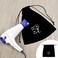 FOMIYES Hair Dryer Bag, Hairdryer Drawstring Bag, Hair Dryer Drawstring Storage Bag, Simple Hair Dryer Holder for Home Travel 1Pc (Black)