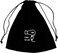 FOMIYES Hair Dryer Bag, Hairdryer Drawstring Bag, Hair Dryer Drawstring Storage Bag, Simple Hair Dryer Holder for Home Travel 1Pc (Black)
