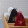 Lurrose Hair Dryer Bags Drawstring - 2pcs Hair Dryer Drawstring Storage Bag, Travel Hair Dryer Pouch Hotel Guest Room Hair Blower Bag Organizer Satin Drawstring Bags