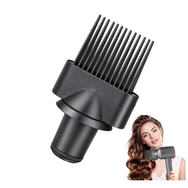 Blow Dryer Comb Attachment for Supersonic Hair Dryer HD01 HD02 HD03 HD04 HD08 Universal Hair Attachment for Blowdryer Black Comb Attachment (Not Suitable for Curling Irons)