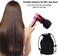Brrnoo Hair Dryer Hot Sock Diffuser, Foldable, Lightweight, Black, Nylon