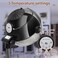 Hooded Hair Dryer, Standing Hair Dryer, Professional Hair Dryer Hooded with Time Setting, Touch Controls and 3 Temperature Settings, Sit Under Hair Dryer, Height Adjustable for Salon and Home Use
