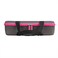 Hermitshell Travel Case for Dyson Supersonic Hair Dryer Iron (Grey+Fuchsia)