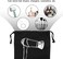 Hair Dryer Bags Bulk, Hairdryers Storage Drawstring Pouch, Blow Dryer Case Container Hairdryer and Styling Tools Accessories Bags for Hotel Home Travel Bathroom 13.7 x 11.8 in (16 PCS Black)