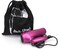 Hair Dryer Bags Bulk, Hairdryers Storage Drawstring Pouch, Blow Dryer Case Container Hairdryer and Styling Tools Accessories Bags for Hotel Home Travel Bathroom 13.7 x 11.8 in (16 PCS Black)