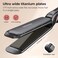 PRITECH Professional Hair Straightener 1.77-inch Wide Plate Titanium Flat Iron, 5 Adjustable Temp(290-450℉), Frizz-Free Dual Voltage Easy Use and Effortless