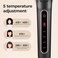 PRITECH Professional Hair Straightener 1.77-inch Wide Plate Titanium Flat Iron, 5 Adjustable Temp(290-450℉), Frizz-Free Dual Voltage Easy Use and Effortless