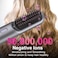 Cordless Hair Straightener Brush, Portable Ionic Hot Comb for Travel, Lightweight &amp; Rechargeable with PD 20W Fast Charger, 8000mAh Battery, LCD Temp &amp; Battery Display for Effortless Styling On The Go