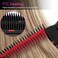 Hair Straightener Brush, KINLITO Hair Straightening Comb for Women Hair Brush Straightener with Fast Heating Anti-Scald with 5 Temps Heated Brush Straightener